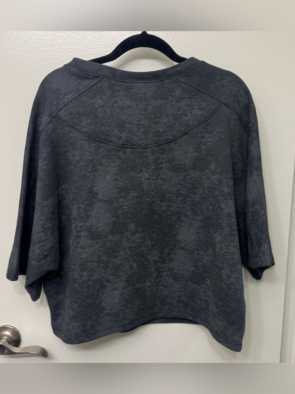 NWT Anthropologie Daily Practice Washed Short Sleeve Sweatshirt - Picture 3 of 4
